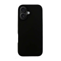 3mk Silicone Case for iPhone 16 Plus - Black