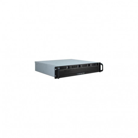 Inter-Tech IPC 2U-2404S Rack Black, Silver