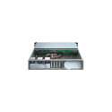Inter-Tech IPC 2U-2404S Rack Black, Silver