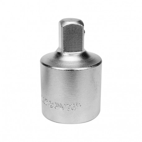 Yato YT-1255 Adapter 3/8"-1/2", 34mm, 22mm, CrV 50BV30, chrome plated, DIN 3121