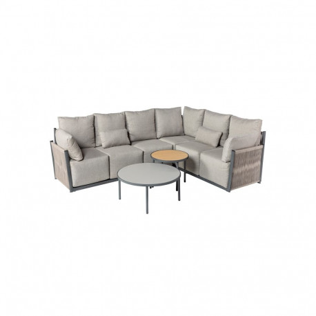 OUTDOOR FURNITURE SET 180X72X70