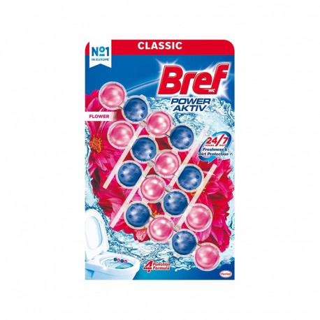 WC puhastaja-värskendaja Bref PA lille 4x50g