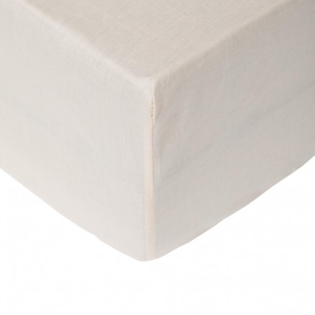 fitted polüpuuvillast voodilina 90x200+25 beež