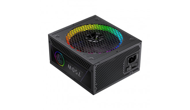 Gamemax RGB PRO 750G 750 W Gold täismoodulaarne toiteplokk
