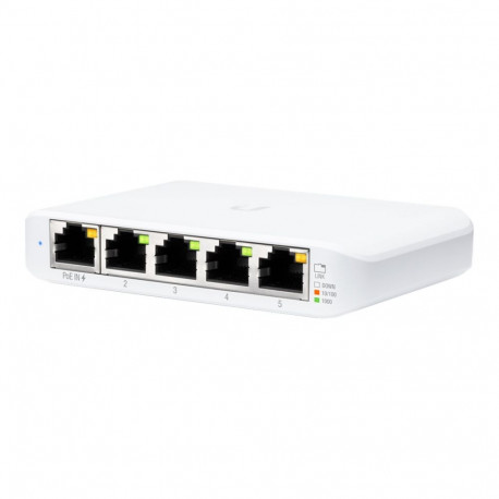 Ubiquiti USW-Flex sise/välitingimustes 5-portine PoE gigabit lüliti