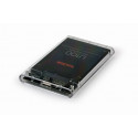 External casing 2.5 USB 3.0 transparent