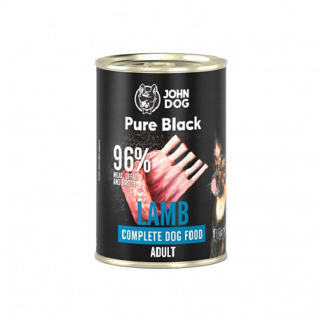 Dog Food - JOHN DOG Pure Black Lamb Wet Food 400g Grain-Free