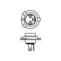 Bosch 12V H4 Plus 200 Gigalight 2 tk
