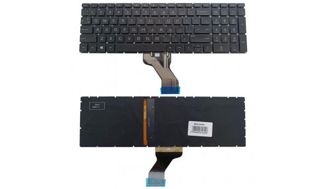 Keyboard HP Pavilion 15-CX, 15-DS, with backlight, US