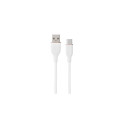 Silicone Cable USB Type-A - Type-C (white, 3m)