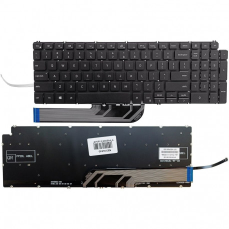 Keyboard DELL Vostro 3501, 3505, Inspiron 5598, 5584, 5502, with backlight, US