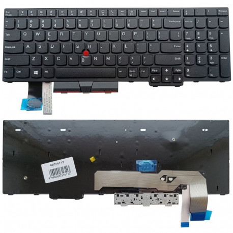 Keyboard LENOVO Thinkpad L15 Gen2, with backlight, with phone key, with trackpoint, US