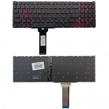 Keyboard ACER: Nitro 5 Gaming AN515-54, AN515-55, AN715-51 with backlight