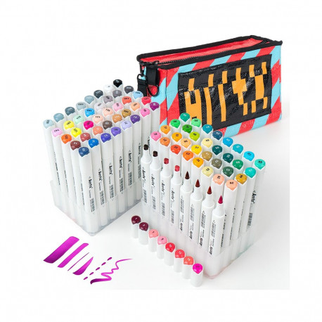 Double-sided Marker Pens ARRTX Oros, 80 Colours