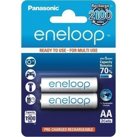Panasonic eneloop rechargeable battery AA 1900 2BP
