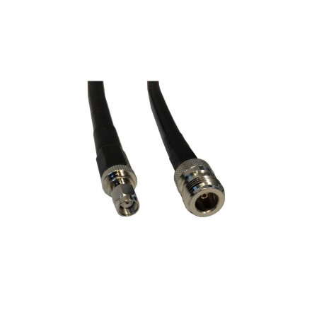 Cable LMR-400, 1m, N-female to RP-SMA-male