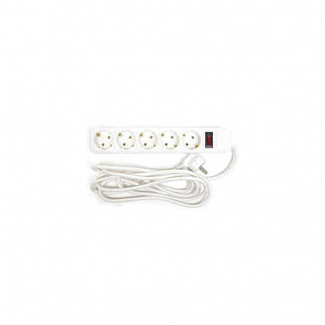 Extension cord 3m, 5 sockets, with switch