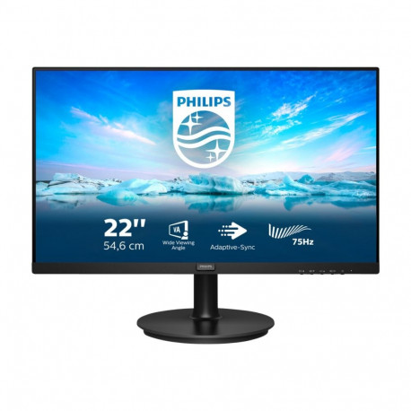 PHILIPS 222V8LA/00 21.5inch VA LCD FHD 1920x1080 16:9 3000:1 250cd/m2 75Hz 4ms GtG VGA HDMI 1.4 DP1.