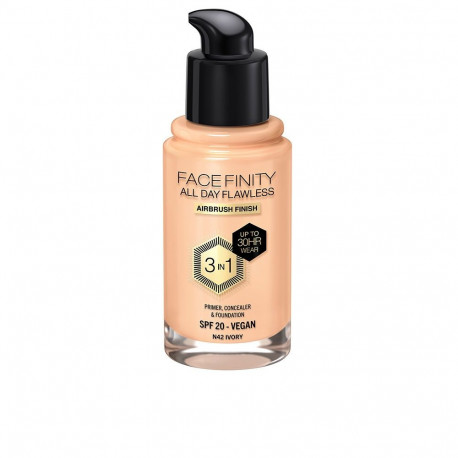 Max Factor jumestuskreem Facefinity All Day Flawless 3 in 1 30ml, #N42-ivory