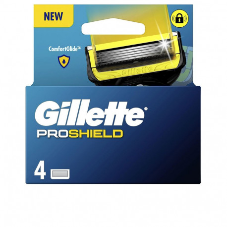 GILLETTE FUSION PROSHIELD cargador 4 recambios