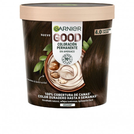 Garnier püsivärv GOOD #4.0 ammoniaagivaba 217ml, kakaopruun