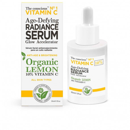 The Conscious™ seerum VITAMIN C vananemisvastane kirgastav orgaaniline sidrun 30ml