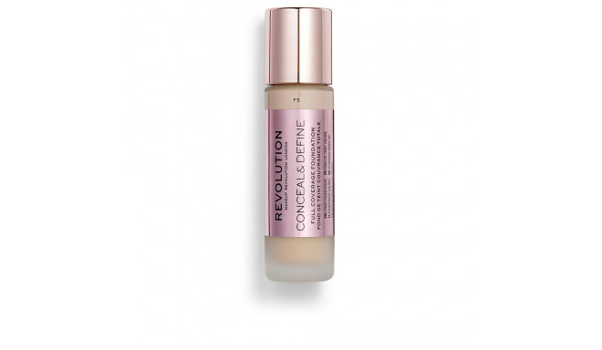 Revolution Make Up jumestuskreem Conceal & Define täieliku katvusega, #F5