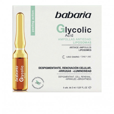 Babaria rakke uuendavad ampullid Glycolic Acid 5x2ml