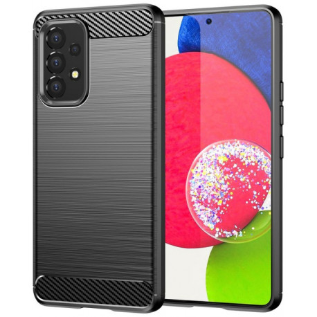 Hurtel case Carbon Samsung Galaxy A53 5G, black
