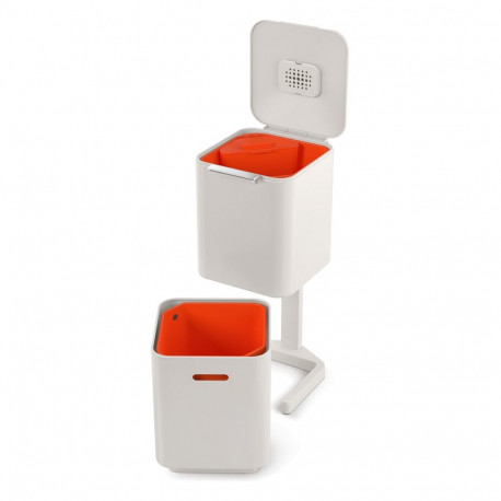 "Joseph Joseph Mlleimer Totem 60 L Steingrau"