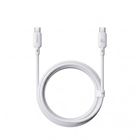"Baseus Silky Series Ladekabel Type-C 100W 2m Cluster Weiß"