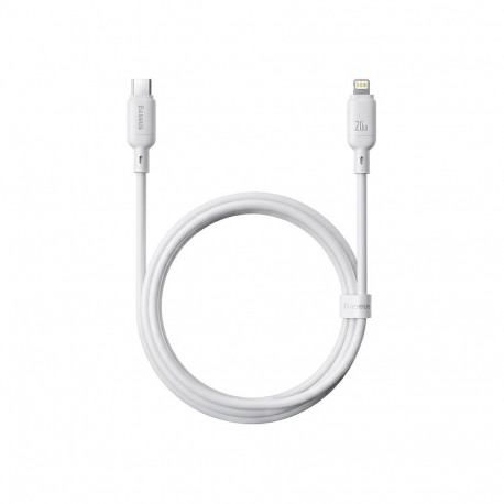 Baseus Silky Series laadimiskaabel Type-C to iP 20W 2m kuuvalge