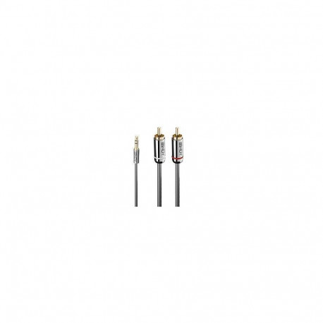 LINDY CABLE AUDIO 3.5MM TO PHONO/0.5M 35332