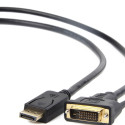 Gembird CC-DPM-DVIM-6 videoadapter 1.8 m DisplayPort DVI must