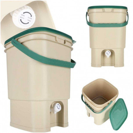 LUARO majapidamiskomposter 15l kompostikast köögijäätmete jaoks