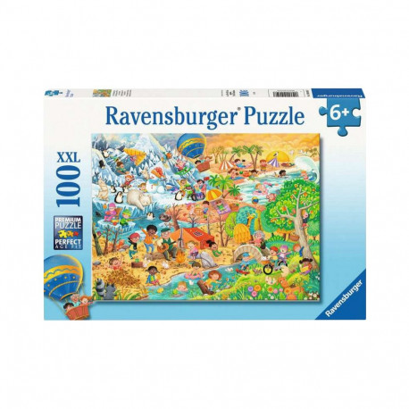 Ravensburger children's puzzle - The 4 seasons 100 pieces