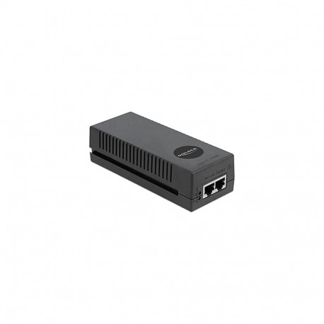 DeLOCK 10 Gigabit PoE+ Injector 802.3at 30 W PoE Injector (Black)