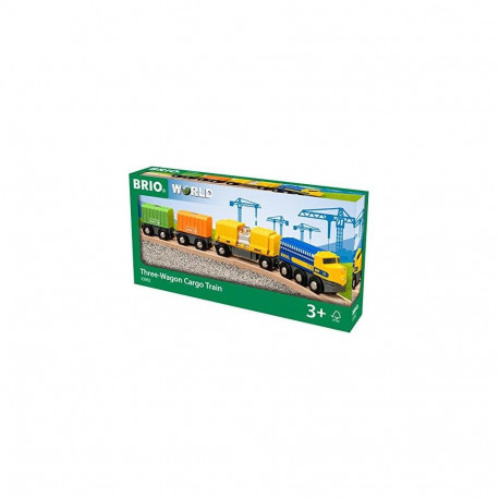 World Güterzug mit drei Waggons