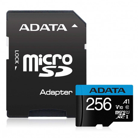 Premier microSDXC mälukaart 256GB (UHS-I U1, Class 10, V10, A1)