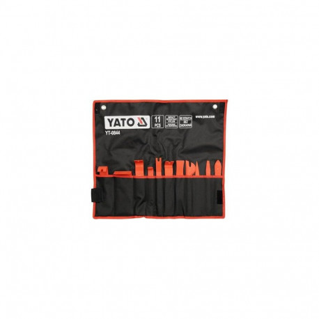 Yato YT-0844 car body repair tool Upholstery remover tool Black, Orange 11 pc(s)