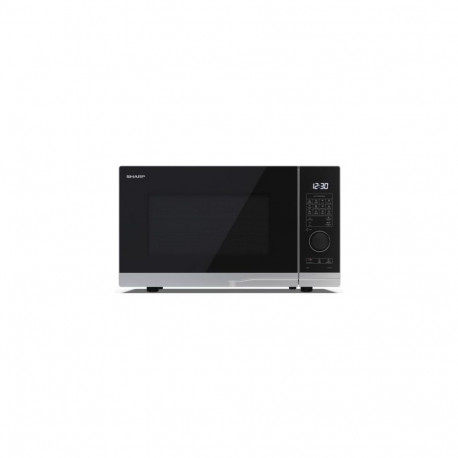 Sharp YC-PG284AE-S microwave Black, Silver Grill microwave Countertop 28 L 900 W