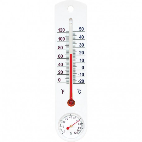 Bioterm 025300 termomeeter hügromeetriga, -20°C kuni +50°C, 25cm, plastik, riputatav