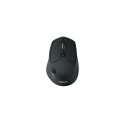 Logitech M720 Triathlon Wireless Mouse RF Wireless + Bluetooth, 1000 DPI, Black
