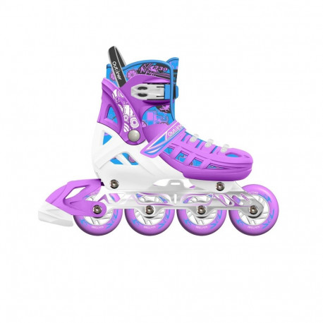 SKATES 34-37 PURPLE/WHITE
