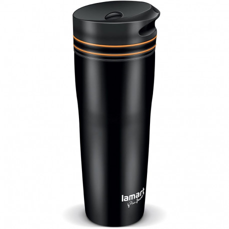 Thermomug 360ml Manq Lamart, black/orange