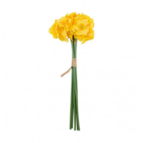 Artificial flower FLOWERLY H40cm 6pcs daffodils in a bouquet, yellow