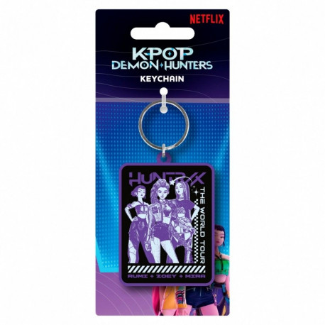 K-POP Demon Hunters Huntrix PVC keychain