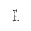 Mobile cart for interactive displays 32"-65"