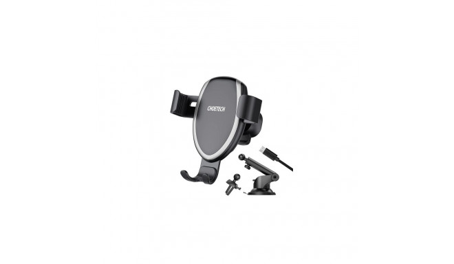 Car Phone Mount CHOETECH, with wireless charging function, 10W