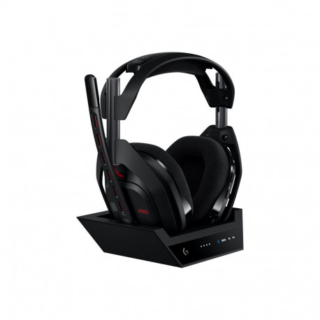 LOGITECH Astro A50 LIGHTSPEED must juhtmevaba mänguri peakomplekt + tugijaam